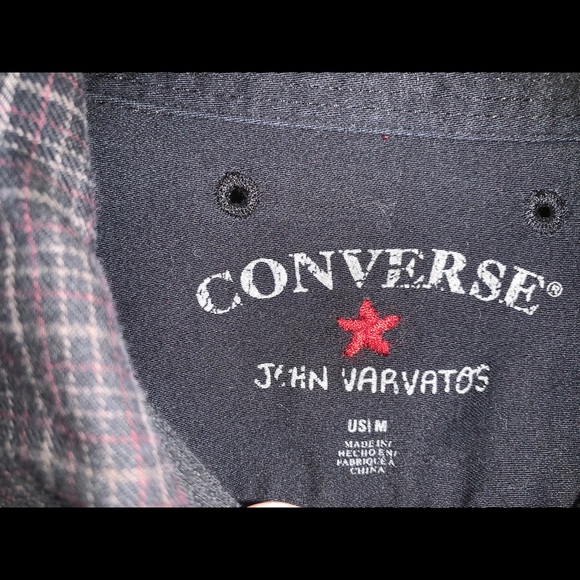 John varvatos black burrow down shirt - medium - Picture 2 of 4